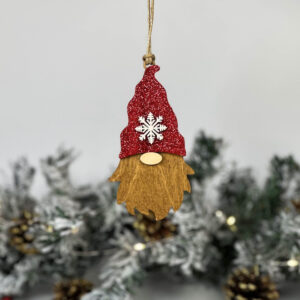 Ξύλινο gnome nanau κόκκινο