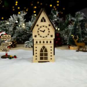 Ξύλινο χριστουγεννιάτικο σπιτάκι 4