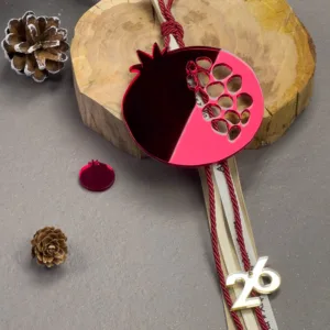 Κρεμαστό γούρι ρόδι plexiglass