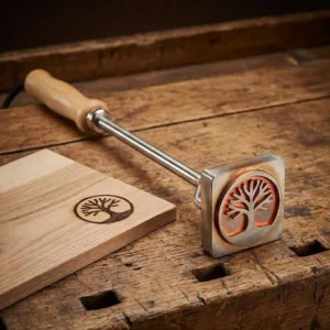 Ορυχάλκινη σφραγίδα πυρογραφίας